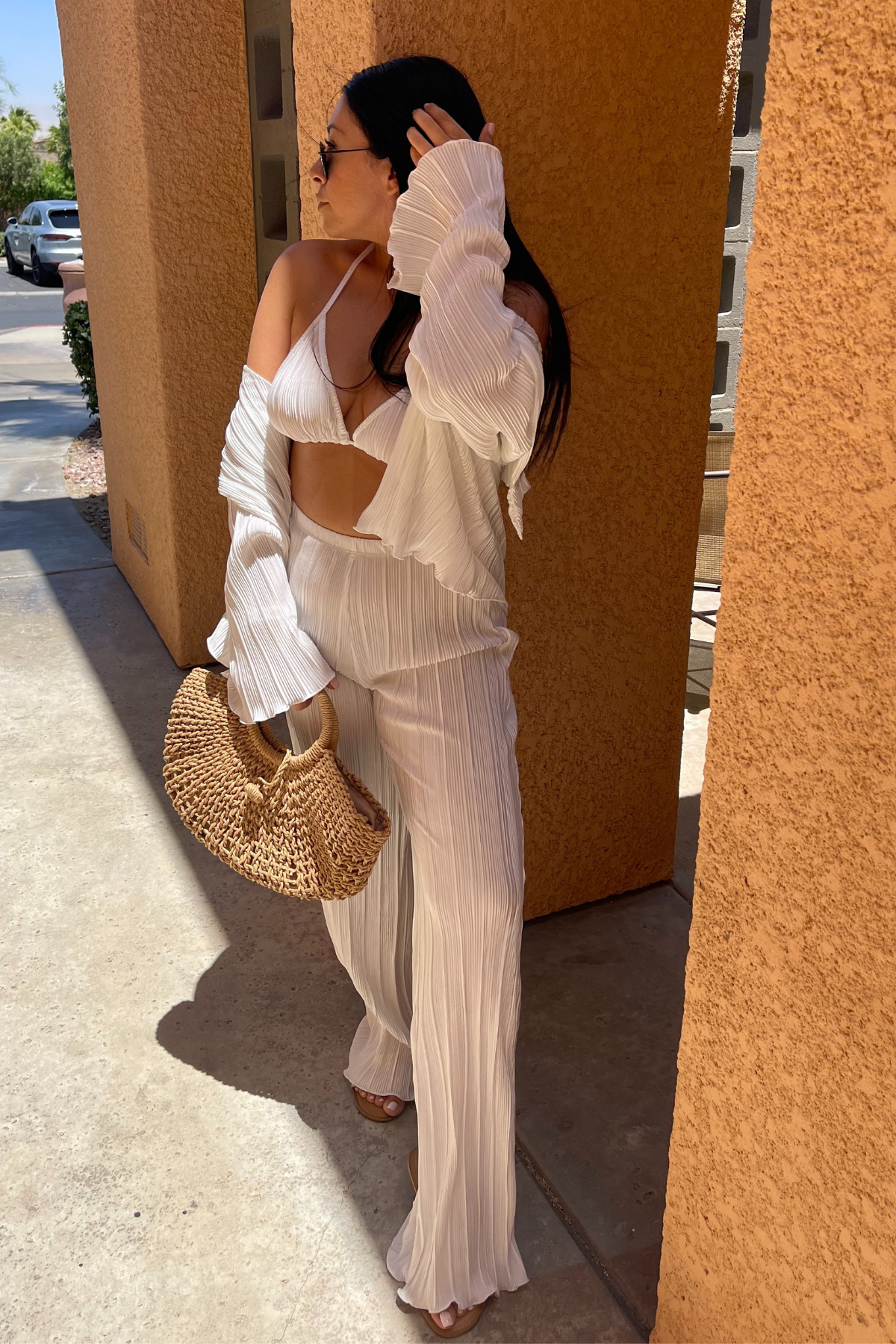 Pleated Miami Set