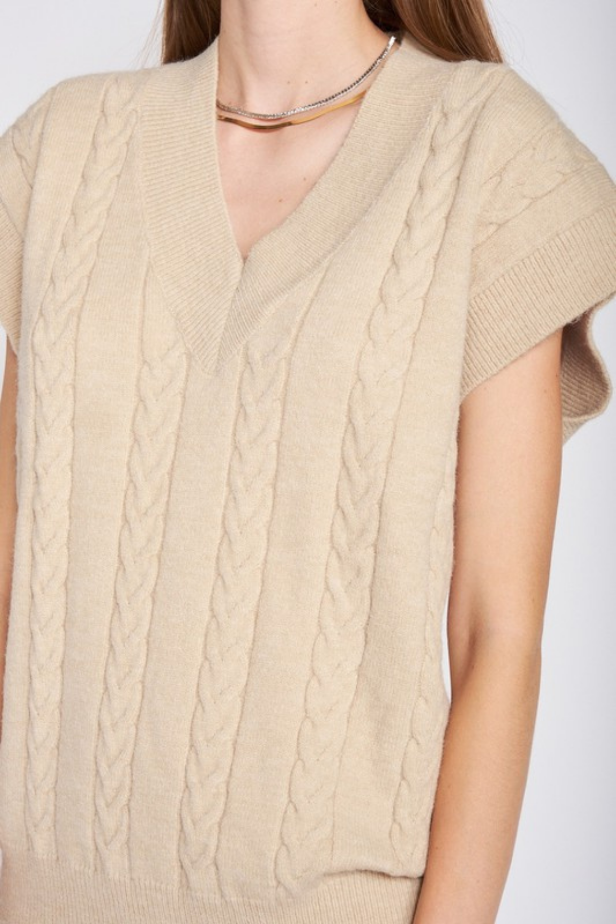 Back to 70's Knit Vest - Final Sale