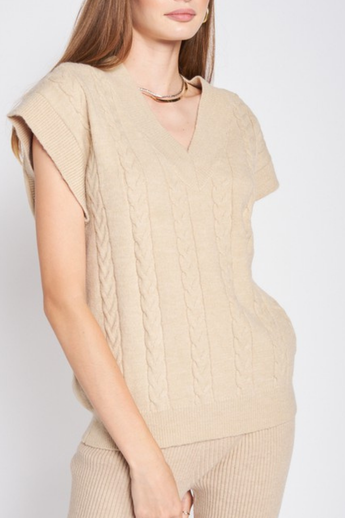 Back to 70's Knit Vest - Final Sale