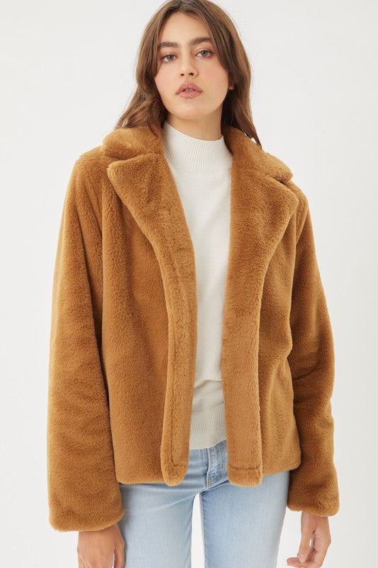 Manhattan Faux Fur Coat - Final Sale