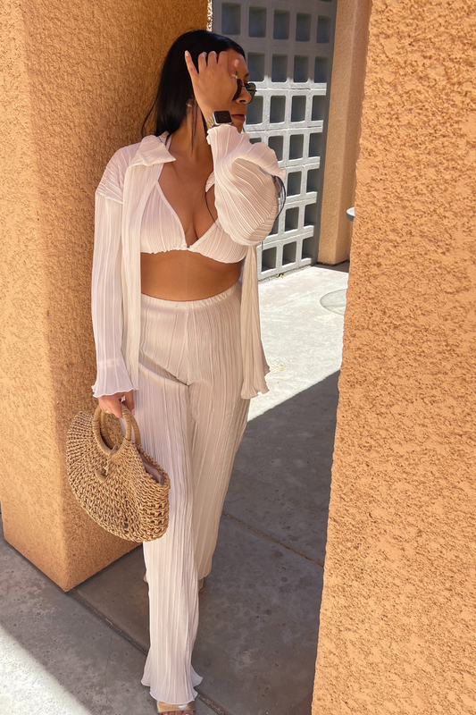 Pleated Miami Set