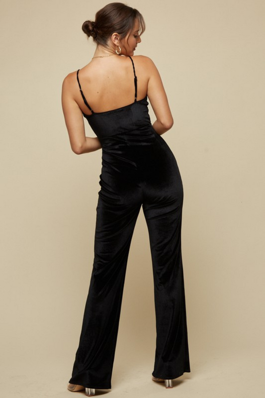 Midnight Velvet Jumpsuit - Final Sale