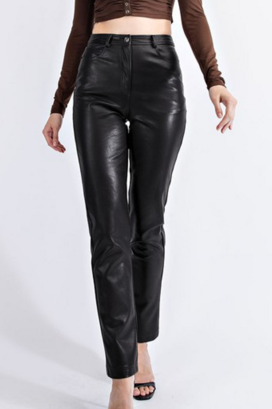 Kianna Faux Leather Pants