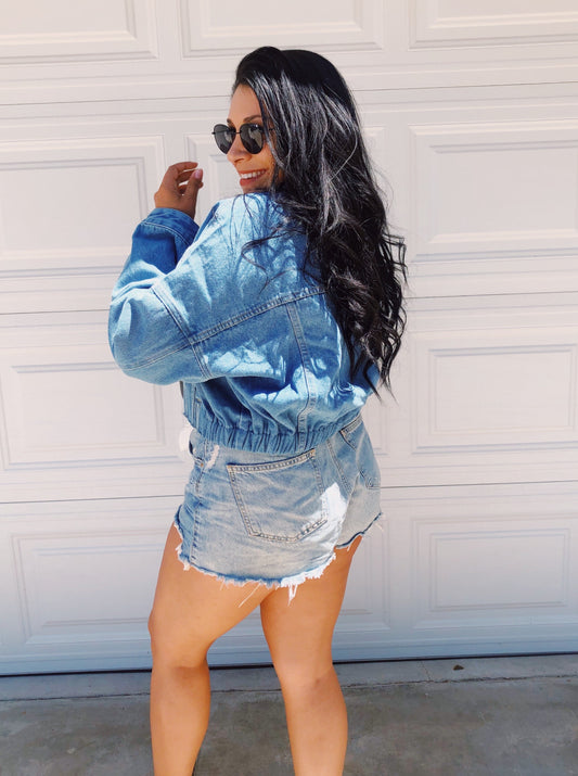 OVERSIZED 90'S DENIM JACKET