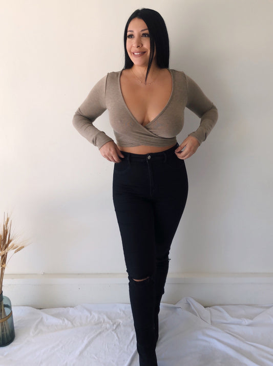 Medellin Wrap Top - Final Sale