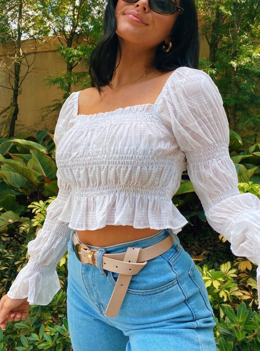 Naya Ruffle Top - Final Sale